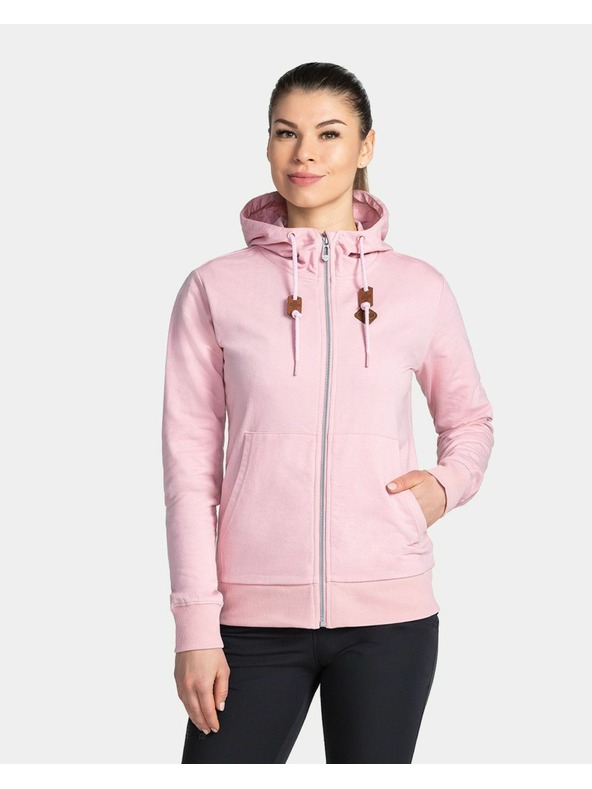 Kilpi Ženska bombažna jopa Kilpi TARALI-W Svetlo rožnata