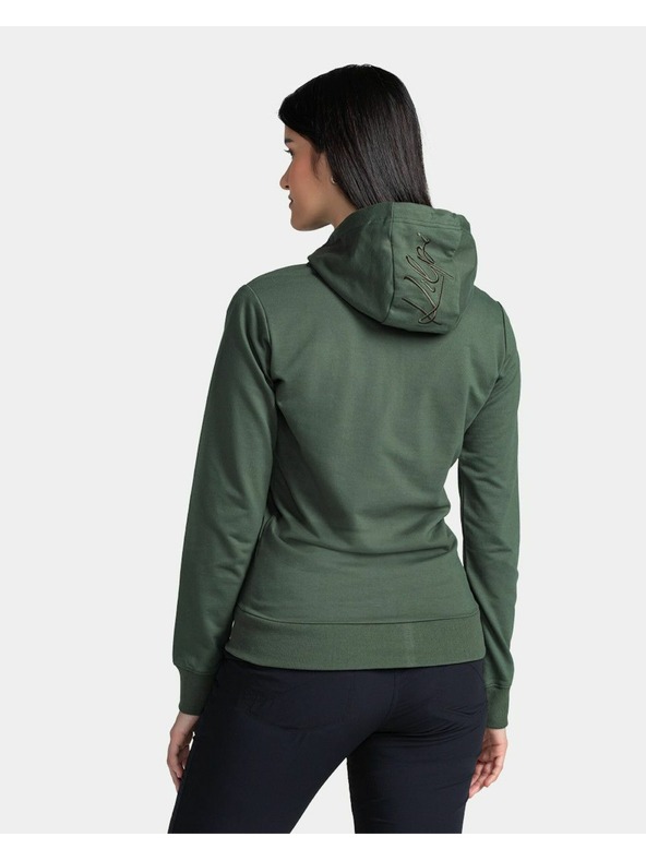 Kilpi Ženska bombažna jopa Kilpi TARALI-W Temno zelena