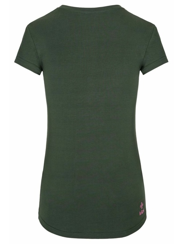 Kilpi Ženska majica s kratkimi rokavi Kilpi TORNES-W Temno zelena