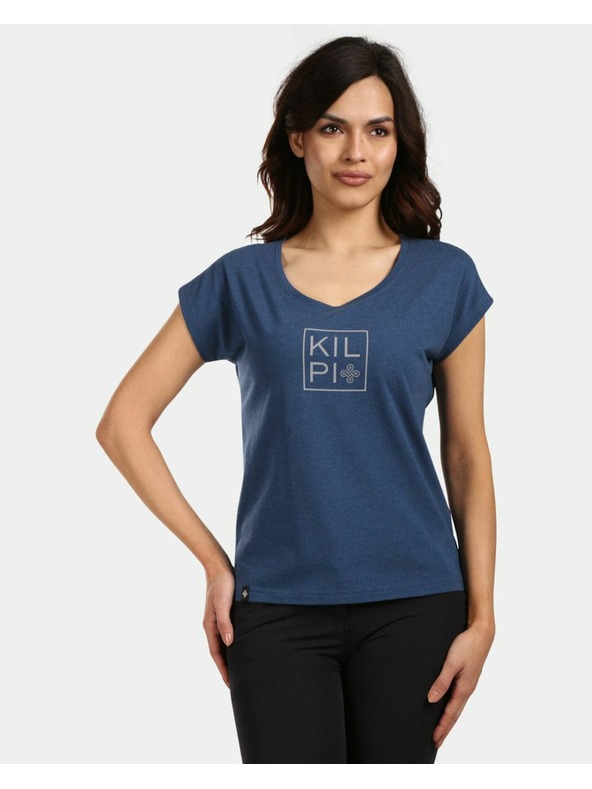 Kilpi Ženska bombažna majica Kilpi ROANE-W Temno modra