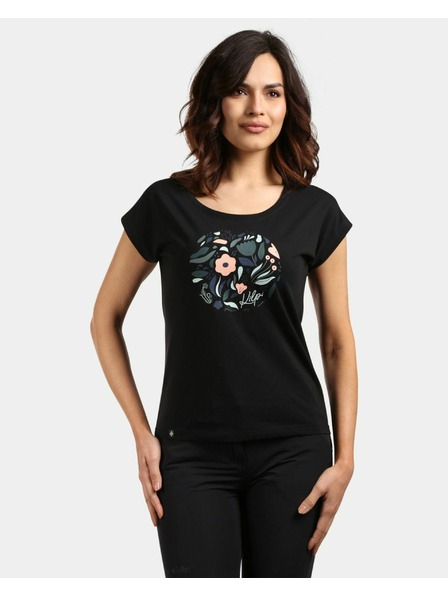 Kilpi Ženska bombažna majica Kilpi ROANE-W Black