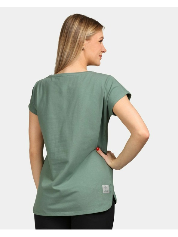 Kilpi Ženska bombažna majica Kilpi NELLIM-W Khaki