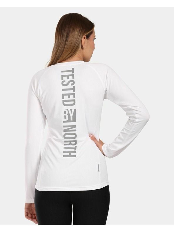 Kilpi Ženska funkcionalna majica z dolgimi rokavi Kilpi SPOLETO-W Bela