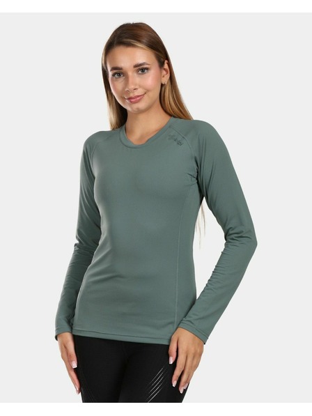 Kilpi Ženska funkcionalna majica z dolgimi rokavi Kilpi SPOLETO-W Khaki