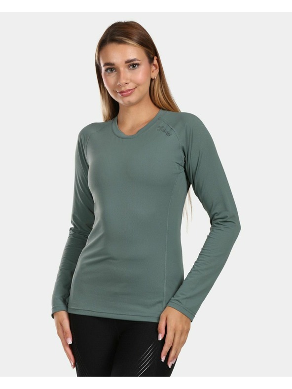 Kilpi Ženska funkcionalna majica z dolgimi rokavi Kilpi SPOLETO-W Khaki