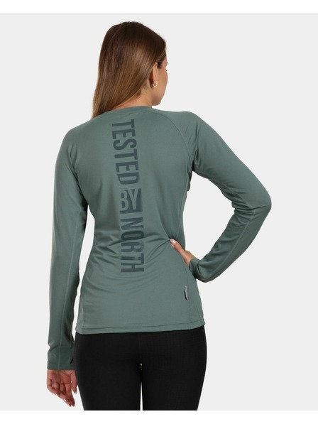 Kilpi Ženska funkcionalna majica z dolgimi rokavi Kilpi SPOLETO-W Khaki