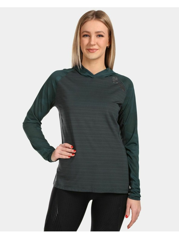 Kilpi Kilpi Ženska tekaška majica AILEEN-W Temno zelena