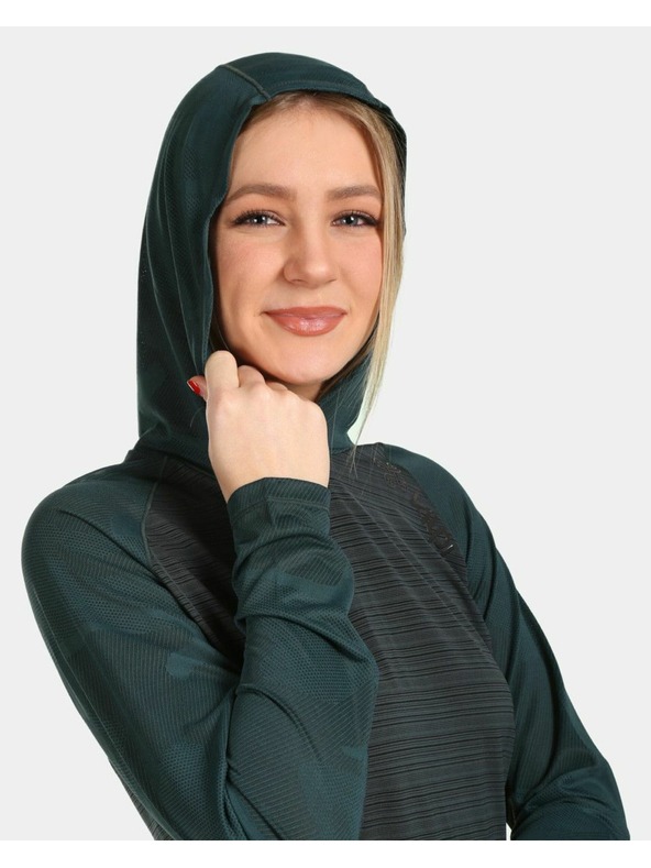 Kilpi Kilpi Ženska tekaška majica AILEEN-W Temno zelena