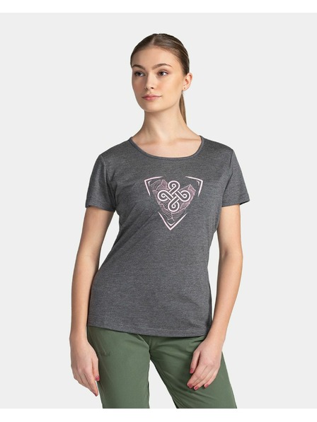 Kilpi Ženska funkcionalna majica Kilpi GAROVE-W Temno siva