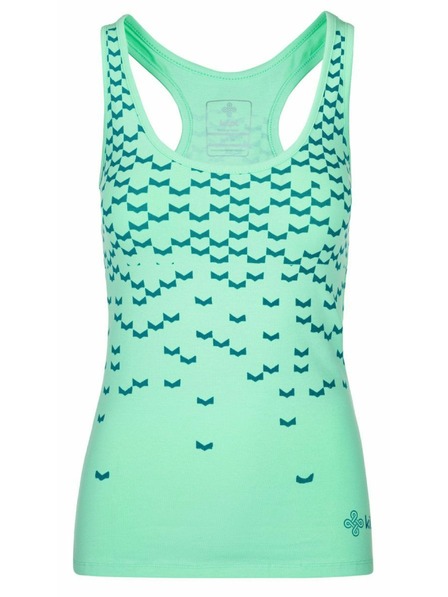 Kilpi Ženska bombažna top majica Kilpi LEAVES-W Turkizna