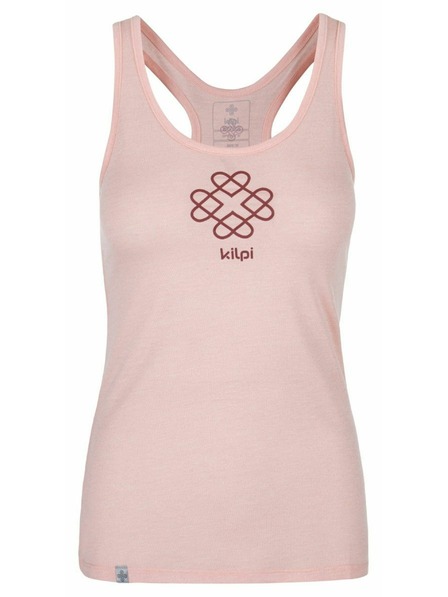 Kilpi Ženska zunanja top majica Kilpi ARIANA-W Svetlo rožnata