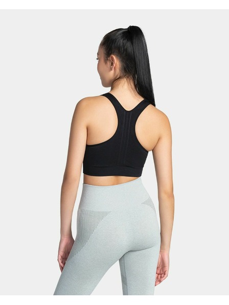 Kilpi Ženska športna brezšivna modrček Kilpi WINIE-W Črna