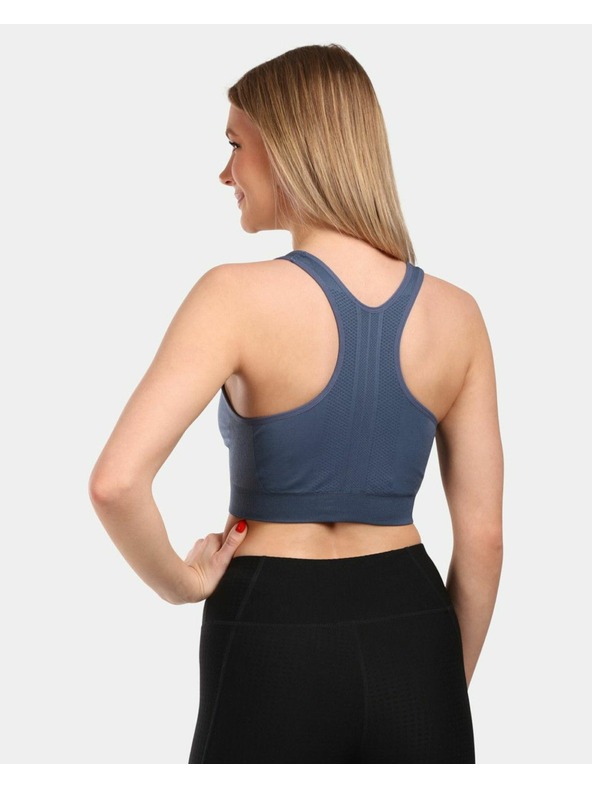 Kilpi Ženska športna brezšivna modrček Kilpi WINIE-W Temno modra