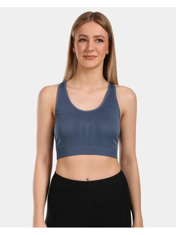 Kilpi Ženska športna brezšivna modrček Kilpi WINIE-W Temno modra