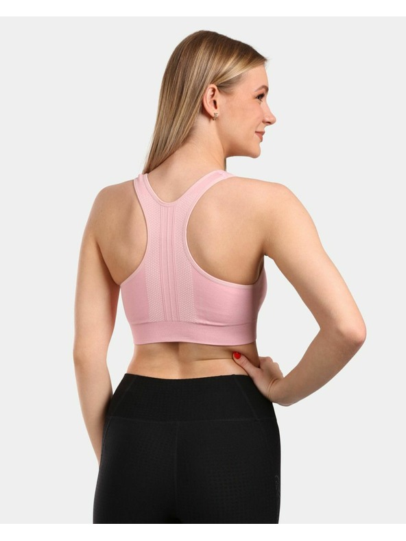 Kilpi Ženska športna brezšivna modrček Kilpi WINIE-W Svetlo roza