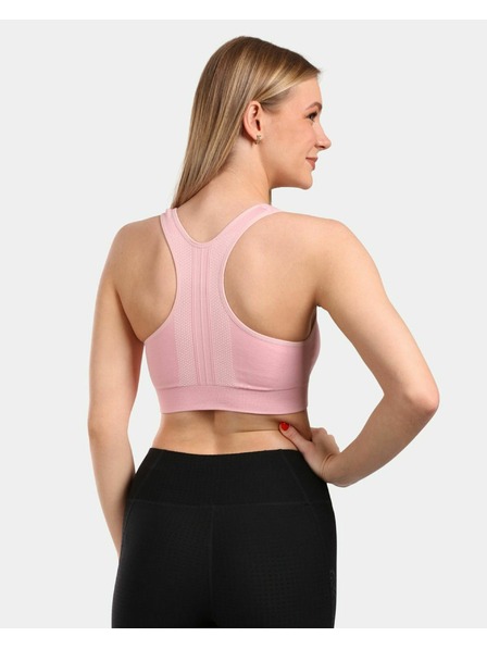 Kilpi Ženska športna brezšivna modrček Kilpi WINIE-W Svetlo roza