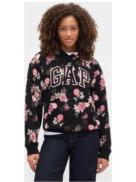 GAP Mikina s logom a fleecom GAP