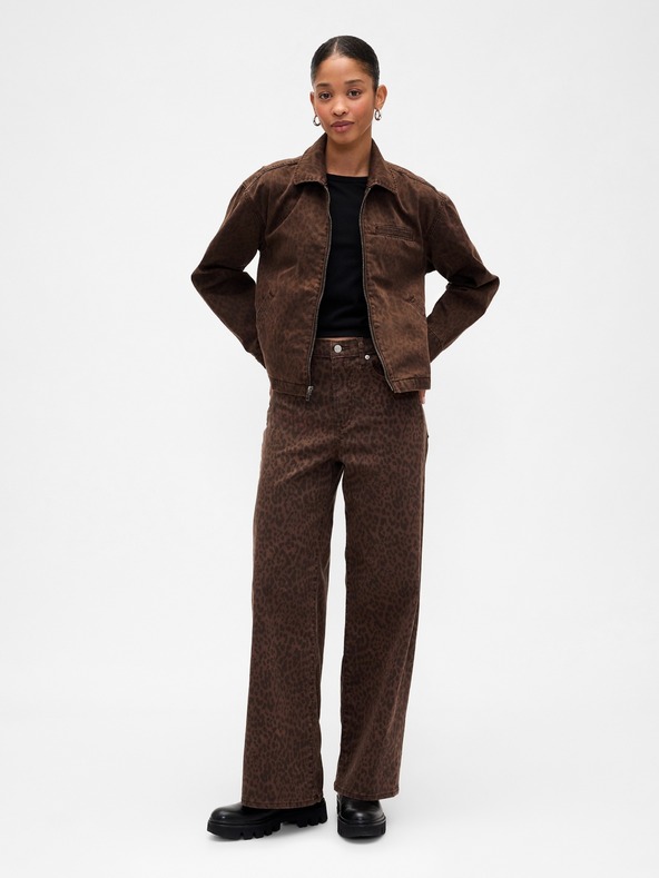 GAP Džínsova crop jakna GAP