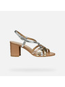 Geox Zlati ženski sandali Geox Virnilisa 65 S