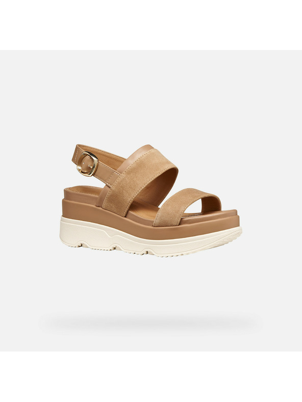 Geox Svetlo rjavi ženski sandali Geox Gardenia