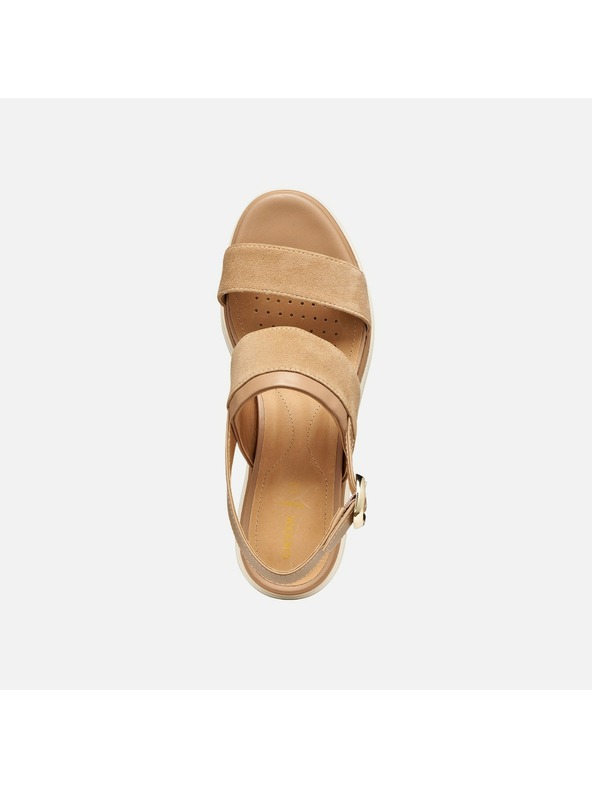 Geox Svetlo rjavi ženski sandali Geox Gardenia