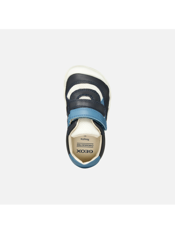 Geox Temno modri deški barefoot čevlji za prve korake Geox Steppieup