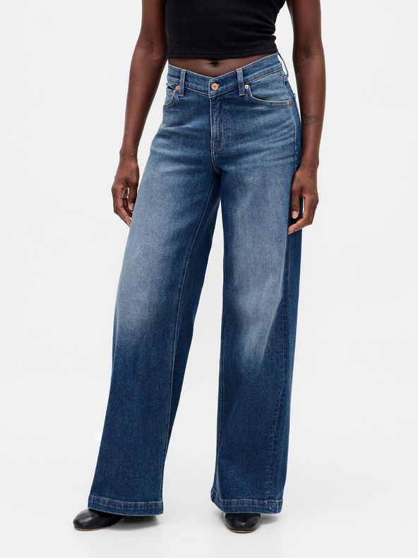 GAP Wide-Leg High Rise kavbojke GAP