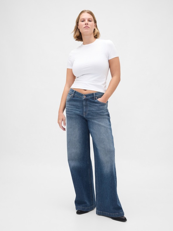 GAP Wide-Leg High Rise kavbojke GAP