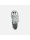 Geox Sivi dekliški copati Geox Nymel