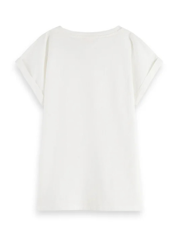 Scotch & Soda Bela ženska majica Scotch & Soda