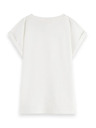 Scotch & Soda Bela ženska majica Scotch & Soda