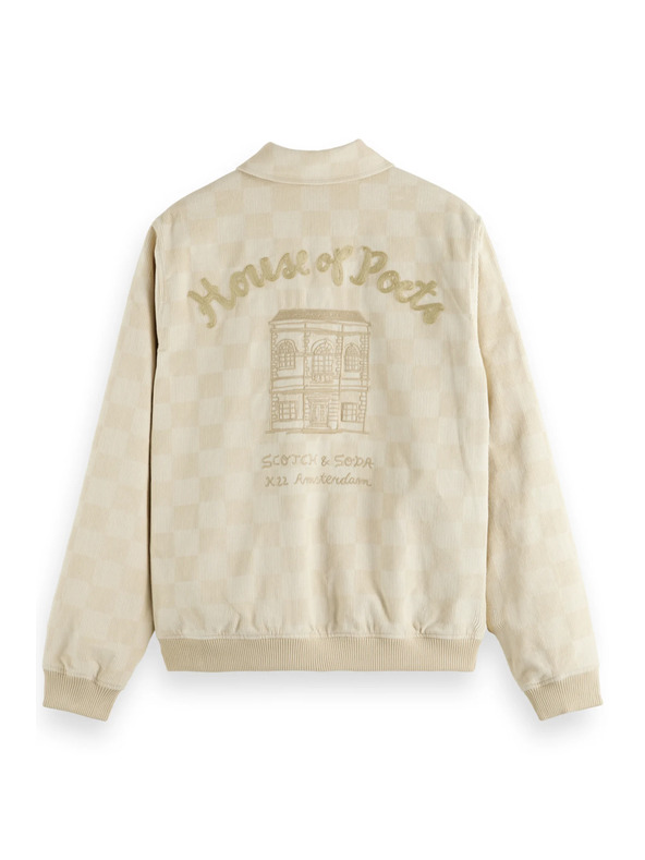 Scotch & Soda Kremasta moška manšestrska jakna Scotch & Soda College