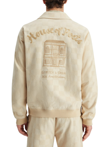 Scotch & Soda Kremasta moška manšestrska jakna Scotch & Soda College