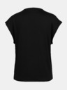 Orsay Črna ženska majica s kratkimi rokavi ORSAY