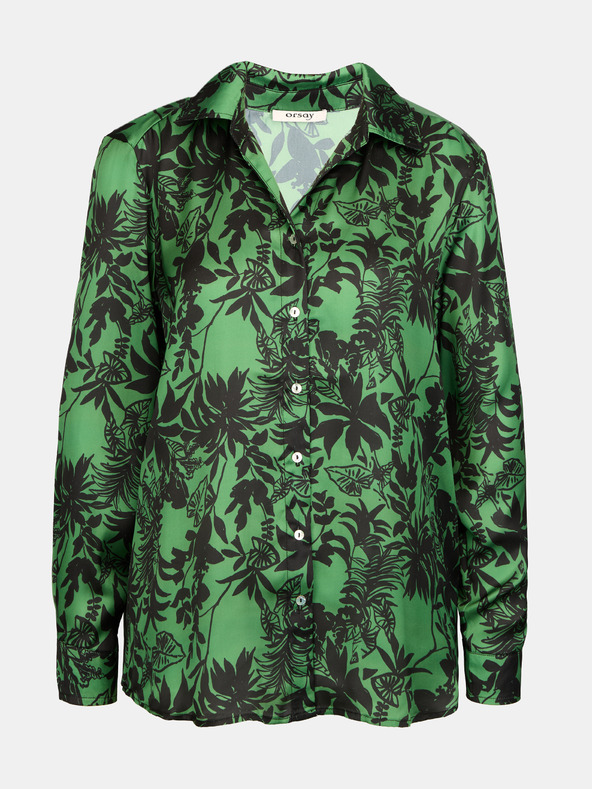 Orsay Zelena ženska vzorčasta bluza ORSAY