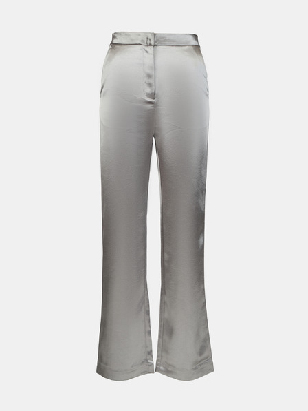 Orsay Srebrne satenaste ženske hlače ORSAY