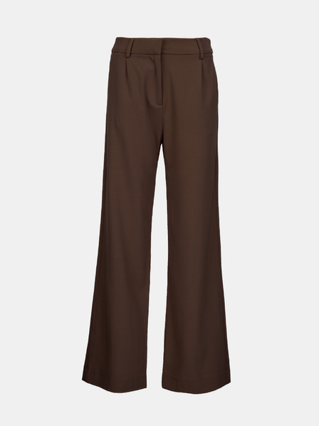 Orsay Temno rjave ženske široke hlače ORSAY