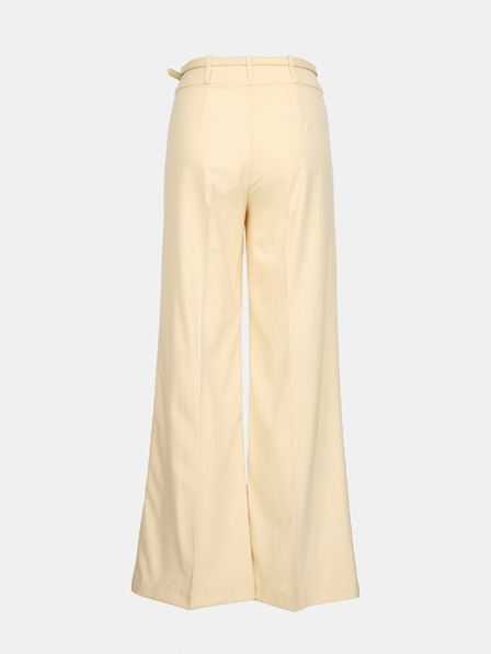 Orsay Kremne ženske široke hlače s črtami ORSAY