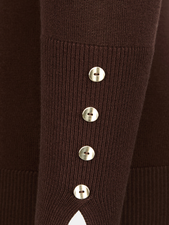 Orsay Temno rjav ženski pulover ORSAY