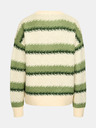 Orsay Zelen ženski črtasti pulover ORSAY