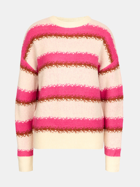 Orsay Roza ženski črtasti pulover ORSAY