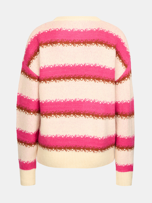 Orsay Roza ženski črtasti pulover ORSAY