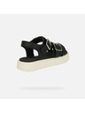 Geox Črni dekliški sandali Geox Sandal Kodette
