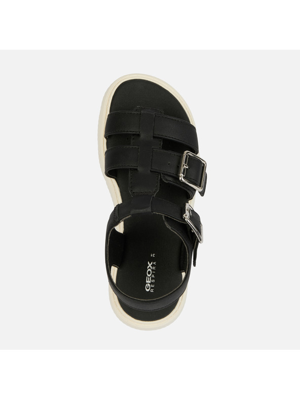 Geox Črni dekliški sandali Geox Sandal Kodette