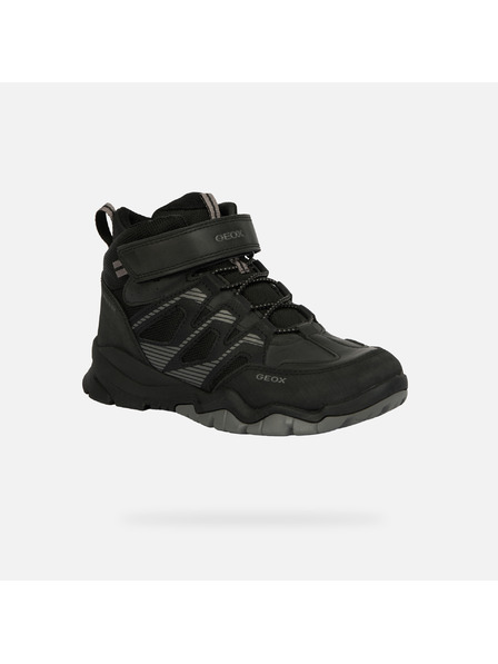 Geox Črne fantovske superge Geox Montrack B ABX