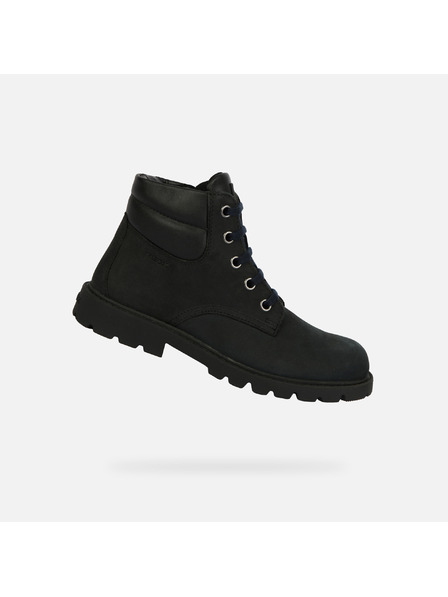 Geox Temno modri fantovski gležnjarski čevlji Geox Shaylax