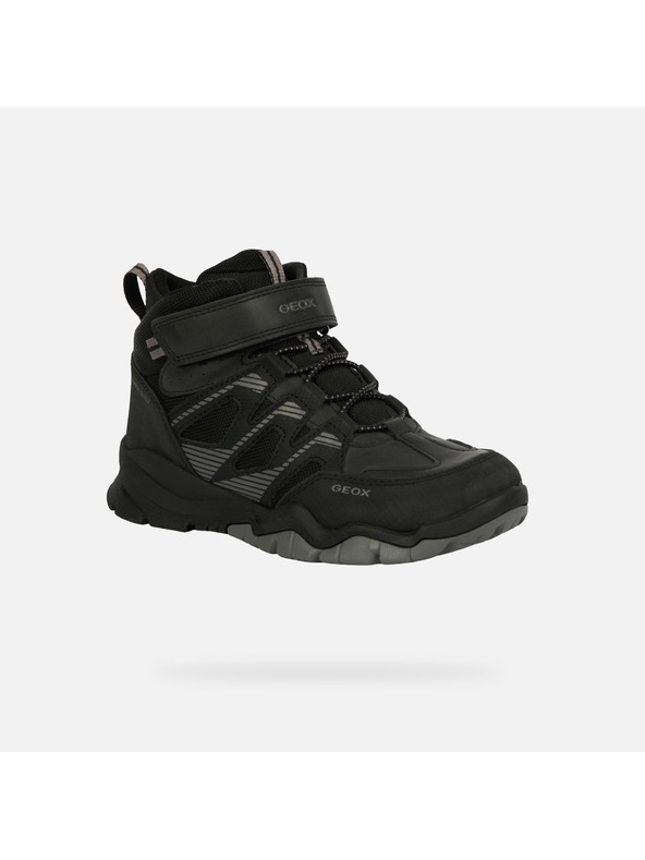 Geox Črne fantovske superge Geox Montrack B ABX