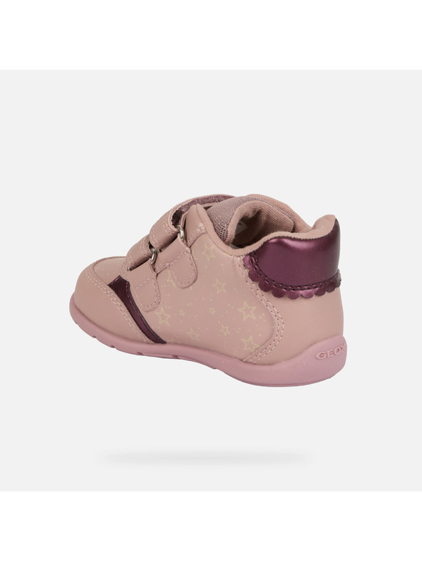 Geox Rožnati dekliški čevlji za prve korake Geox Elthan