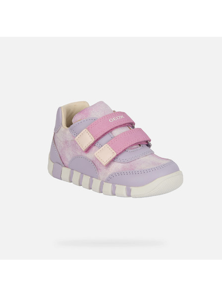 Geox Vijolični dekliški čevlji za prve korake Geox Iupidoo