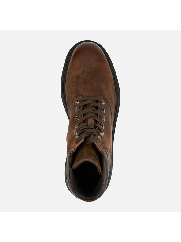 Geox Rjavi moški gležnjarji Geox Faloria b abx